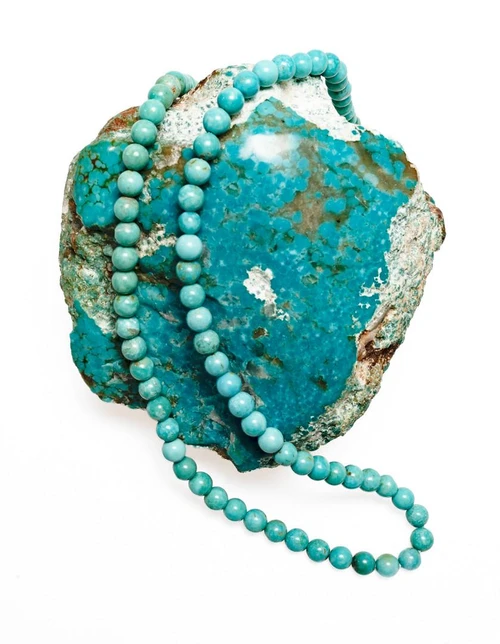  Sonoran Blue Turquoise(Mexico) 5mm Rounds SBR5d3 
