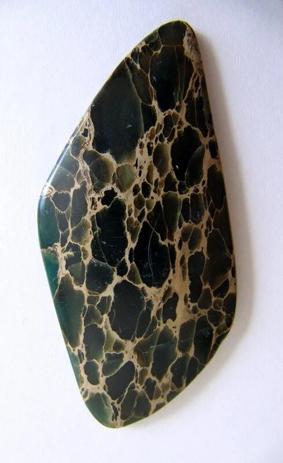  Variscite Spider Web 28x60mm  59cts  V6 