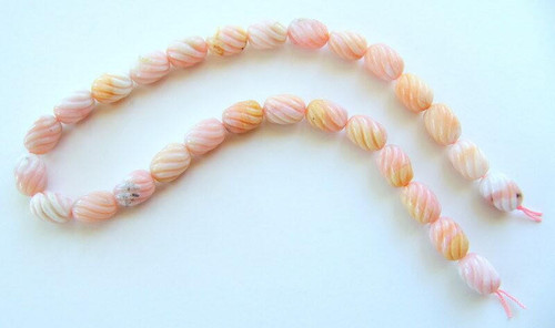  Pink Opal Spiral 10x15mm POB10 (Peru) 
