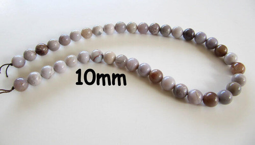  Lavender Agate(Mexico) 10mm Rounds LARD2 