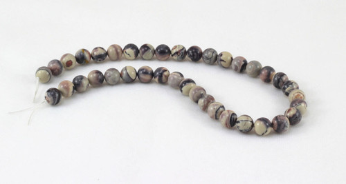  Porcelain Jasper(Mexico) 10mm Rounds PJ1e 