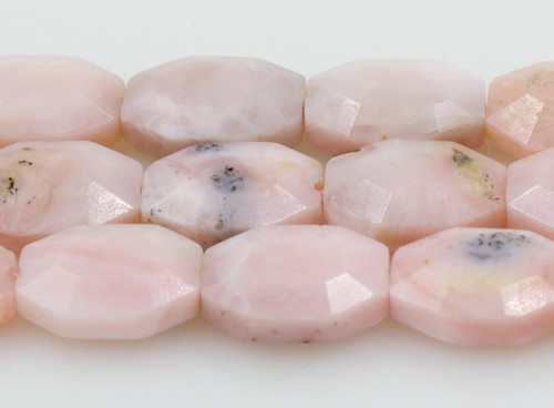  Pink Opal(Peru) Faceted Ovals  POF 
