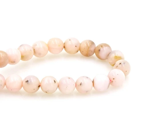 Beads Pink Opal(Peru) 8mm RD POR8h 