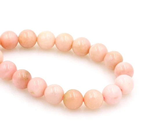 Beads Pink Opal(Peru) 8mm RD POR81 
