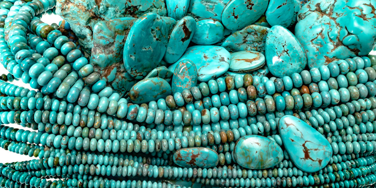 Beautiful Color Sonoran Gold Turquoise (Mex) 7mm Heishi