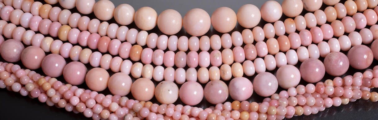 pink opal,peruvian pink opal,pink opal beads