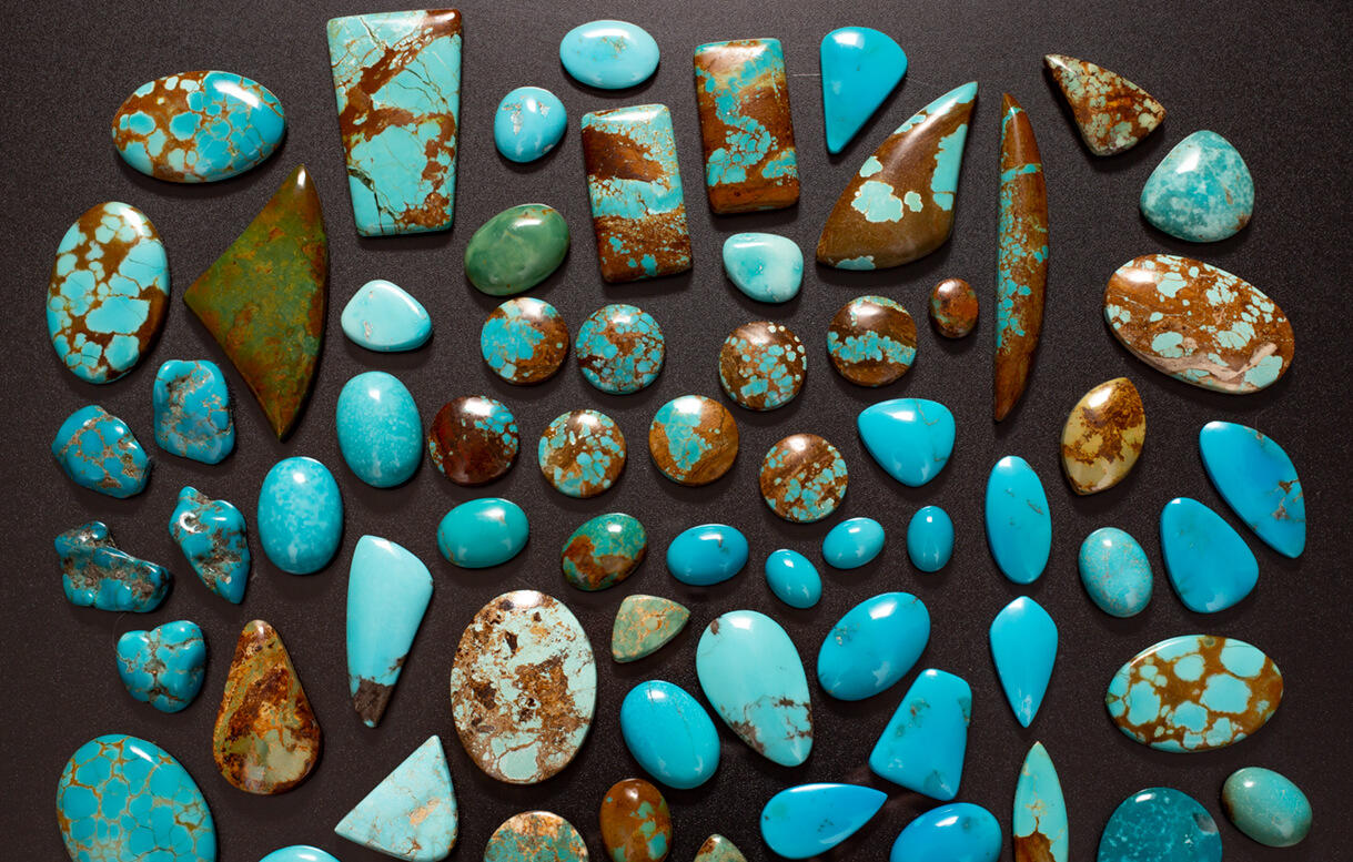 turquoise cabochons