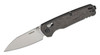 Kershaw Bel Air Folding Knife 3.1" Plain Edge Reverse Tanto Blade 7.3" Overall Length DuraLock CPM MagnaCut Blade Steel Marbled Carbon Fiber Handle Satin Finish Silver Blade