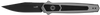 Kershaw 7951 Launch 17 Automatic 3.50" Folding Clip Point Plain Black Cerakote S35VN Blade, Gray Anodized w/Black G10 Inlays Aluminum Handle, Includes Pocket Clip