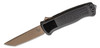 Benchmade Shootout OTF AUTO Knife 3.51" CPM-CruWear Flat Earth Tanto Blade, Black CF-Elite Handles