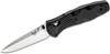 Benchmade Barrage AXIS-Assisted Folding Knife 3.6" Satin Plain Blade, Black Valox Handles - 580