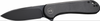 We Knife Company Elementum Flipper Knife 2.96" CPM-20CV Black Stonewashed Drop Point Blade and Titanium Handles, Frame Lock - WE18062X-3