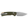 Kershaw 2058 Proximal DuraLock KVT Folding Knife 3.15" D2 Stonewashed Drop Point Blade, Contoured Olive Green G10 Handles, Reversible Clip, AXIS/Crossbar Lock
