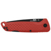 SOG Adventurer LB Lock Back Folding Knife 3" Satin Drop Point Blade, Black GRN Handles, Lockback - 13-11-08-43
