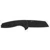 SOG Aegis FLK 2.0 Flipper Knife 3.5" Black PVD Wharncliffe Blade, Black Stonewashed Stainless Steel Handles, Frame Lock - 14-41-04-43
