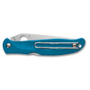 Spyderco Charisma Lightweight Lockback Folding Knife 2.98" CTS-BD1N Satin Plain Blade, Blue FRN Handles, Reversible Wire Clip - C259PBL

