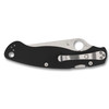 Spyderco Military 2 Left Handed Compression Lock Folding Knife 4" S30V Satin Plain Blade, Black G10 Handles - C36GPLE2
