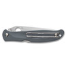Spyderco Charisma Lightweight Lockback Folding Knife 2.98" CTS-BD1N Satin Plain Blade, Gray FRN Handles, Reversible Wire Clip - C259PGY
