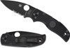 Spyderco Native 5 2.95" Folding Knife Black Blade Lightweight Black