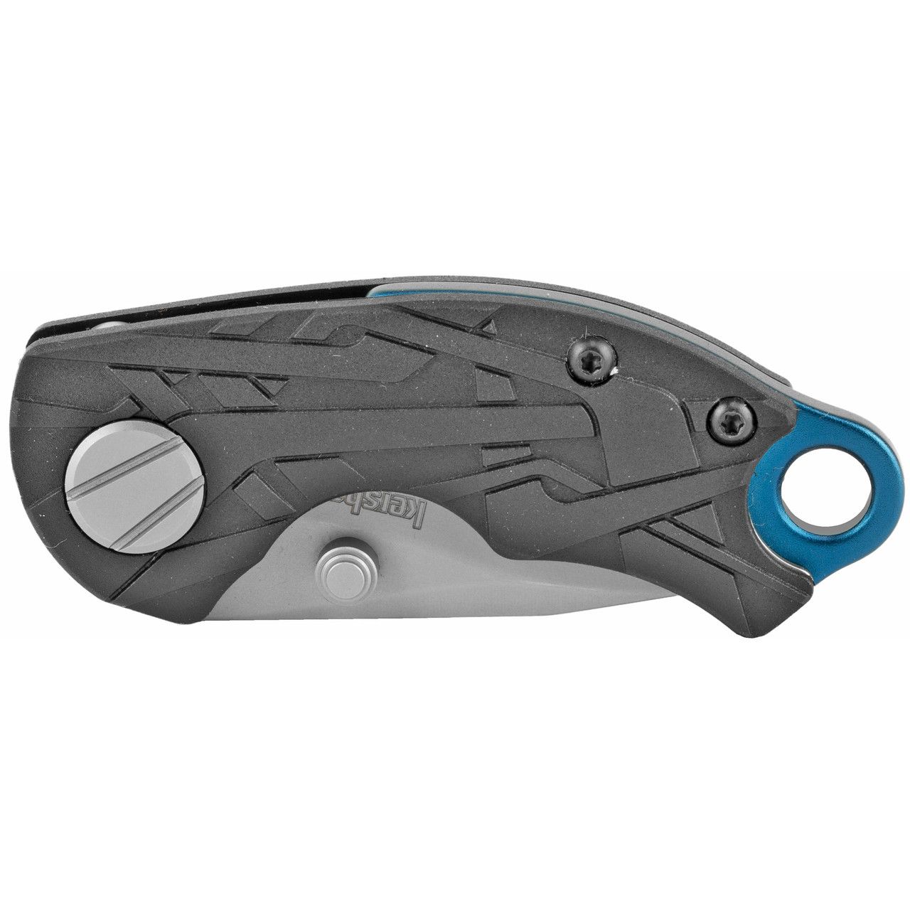 Kershaw Aftereffect 1.7" Folding Knife Drop Point Plain Edge 8CR13MOV Bead-Blasted Black Glass-Filled Nylon Handle