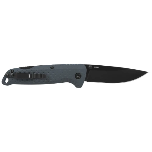 SOG Adventurer LB Lock Back Knife Gray Polymer (3" Black)
