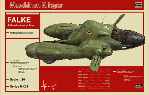 1/20 Maschinen Krieger Falke Antigravity Armored Raider Pkf85 Fighter