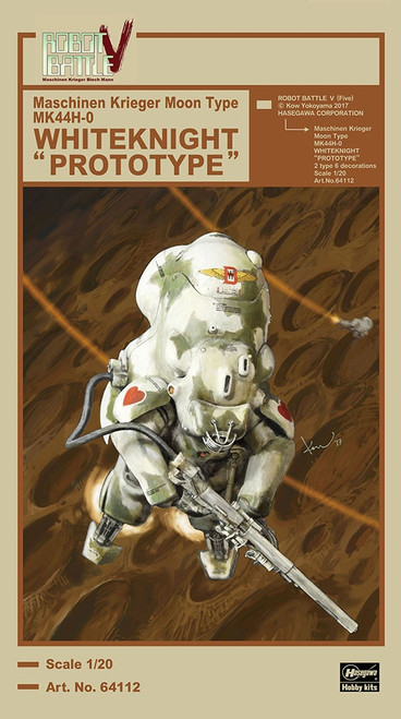1/20 Robot Battle V Maschinen Krieger Moon Type MK44H-O Whiteknight Prototype (Ltd Edition) (Re-Issue)