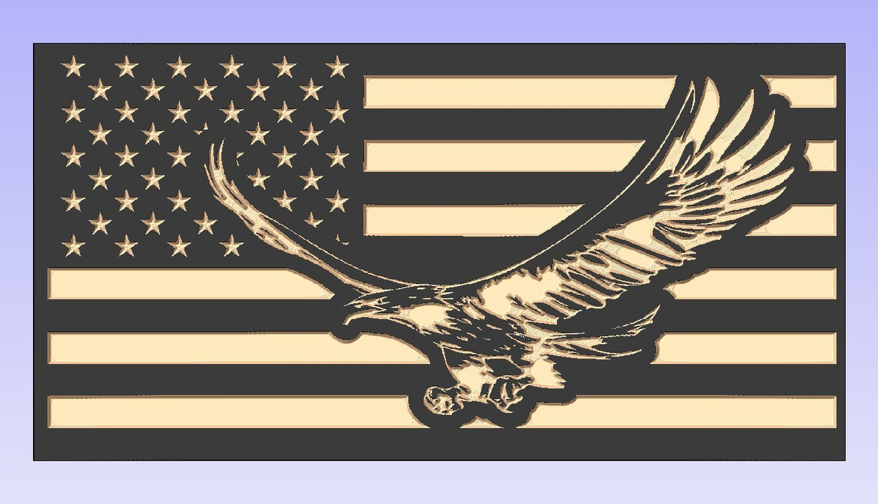 Custom Carved Flags
