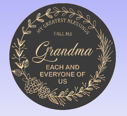 Greatest Blessings Round Sign Personalized