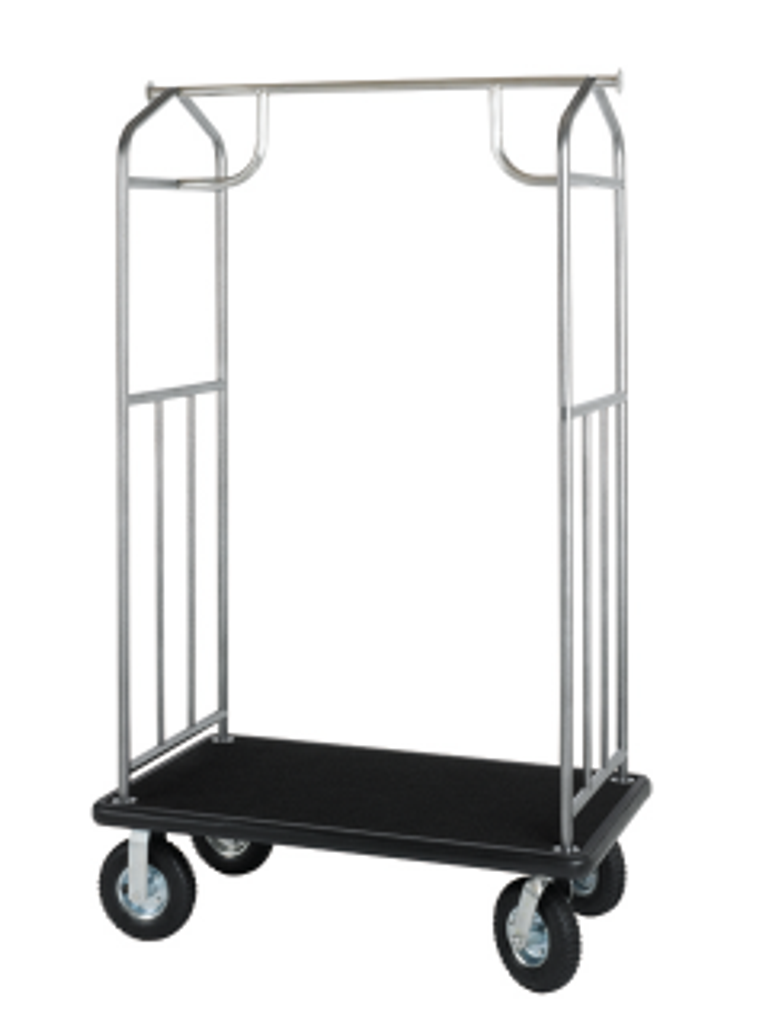 Value Valet Bellman's Cart- Hammertone Finish- Wholesale Hotel Products