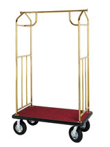Value Valet Bellman's Cart - Brass Plated Finish- Wholesale Hotel Products Value Valet Bellman's Cart - Brass Plated Finish- Wholesale Hotel Products