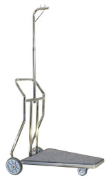 3-Wheeled Personal Carrier Cart- Stainless Steel Finish- Wholesale Hotel Products 3-Wheeled Personal Carrier Cart- Stainless Steel Finish- Wholesale Hotel Products