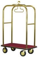 Executive Bellman's Cart- Titanium Gold Finish- Wholesale Hotel Products