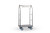 Modern Bellhop Bellman's Cart - Stainless Steel Finish
