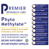 Phyto Methylate (60 Caps) Activated folate & activated B vitamins with choline; advanced methylation neurological & cardiovascular support
