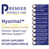 Hyssinol‚™ Dietary Supplement Hyssop Complex Formula Premier Health and Wellness Support  60 PLANT-SOURCE CAPSULES
