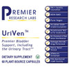 UriVen™ Dietary Supplement 60 Plant-Source Capsules Premier Bladder Support, Including the Urinary Tract**