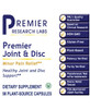 Joint & Disc, Premier Dietary Supplement 90 Plant-Source Capsules Healthy Joint and Disc Support with Minor Pain Relief* - NEW
