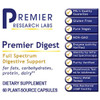Digest, Premier Dietary Supplement 60 Plant-Source Capsules Full-Spectrum Digestive Support*