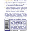 Greens, Premier (Caps) Dietary Supplement Super Nutrition Greens Formula with Power Grass-Plus Blend Premier Health and Wellness Support  150 PLANT-SOURCE CAPSULES     Gluten-Free