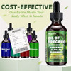 [18,000 MG Oregano Drops] 18,000 MG Oil of Oregano Drops - 2 fl.oz (60ml) Liquid, Concentrated Plant-Based Immune, Gut & Antioxidant Support with Black Seed Oil, Olive Leaf & Elderberry Extract