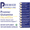 Glutamine, Premier Dietary Supplement A Key Amino Acid Premier Muscle and Gastrointestinal Tract Support  100  PLANT-SOURCE CAPSULES