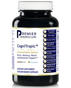 CogniTropic™ Dietary Supplement 120 Plant-Source Capsules Advanced Brain Factors*