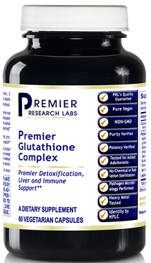 Glutathione Complex, Premier Dietary Supplement GSH (The Preferred Reduced Form) Premier Detoxification, Liver and Immune Support