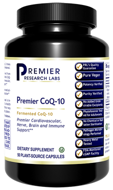 Live-source, fermented CoQ-10 (not synthetic)
Supports physical performance and cellular energy production*
Highly bioavailable, preferred trans isomeric form of CoQ-10*