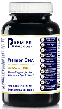 DHA, Premier Feed your Brain! Promotes superior brain processing, mental acuity and memory, protects brain when eating out