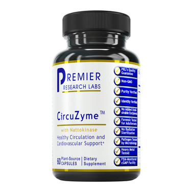 CircuZyme™ - Dietary Supplement 60 Plant-Source Capsules Comprehensive Support for Circulation and Arterial Health*