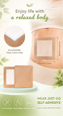 15pcs Self-adhesive Castor Oil Patches | Leak-proof |
