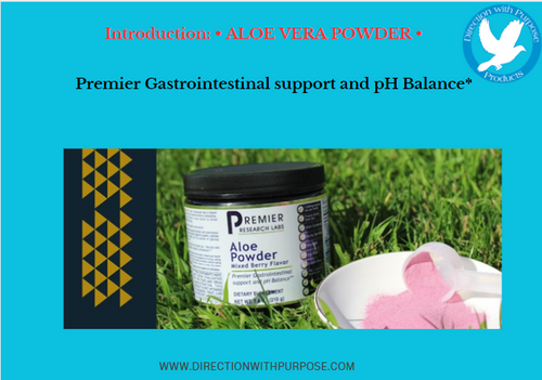 Introduction: •	ALOE VERA POWDER •