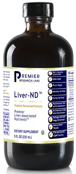Image of Liver-ND&trade; Dietary Supplement 8 FL OZ (235 mL) Premier Liver-Associated Nutrients**